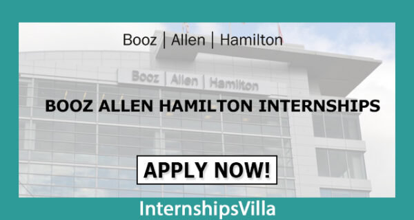 Booz Allen Hamilton Internship Program