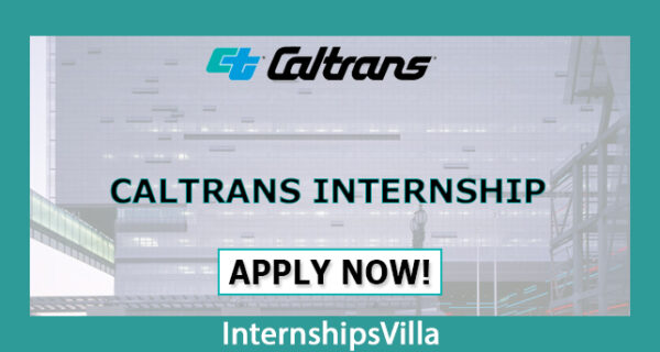 Caltrans Internship Summer for Students