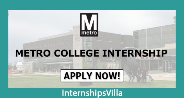 Metro College Internship for High School Students