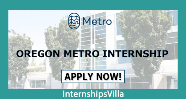 Oregon Metro Internship Summer