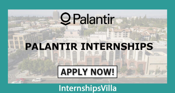 Palantir Internship Summer Program
