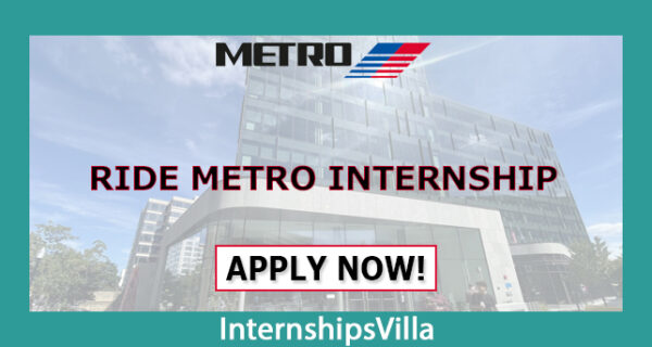 Ride Metro Internship Summer