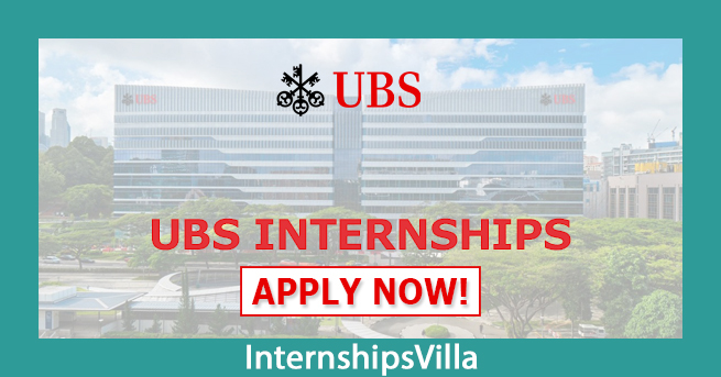 UBS Internship
