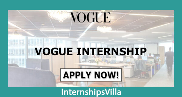 Vogue Internship Summer for High School Students
