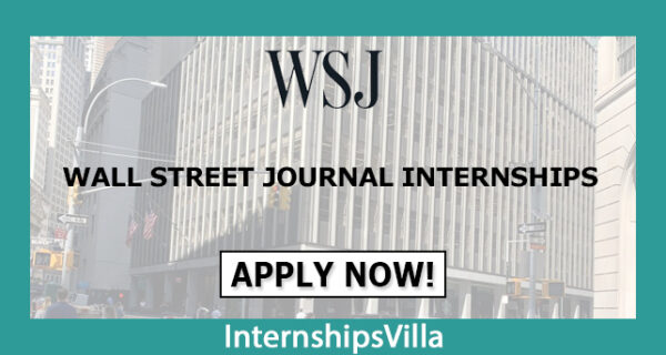 Wall Street Journal Internship Summer
